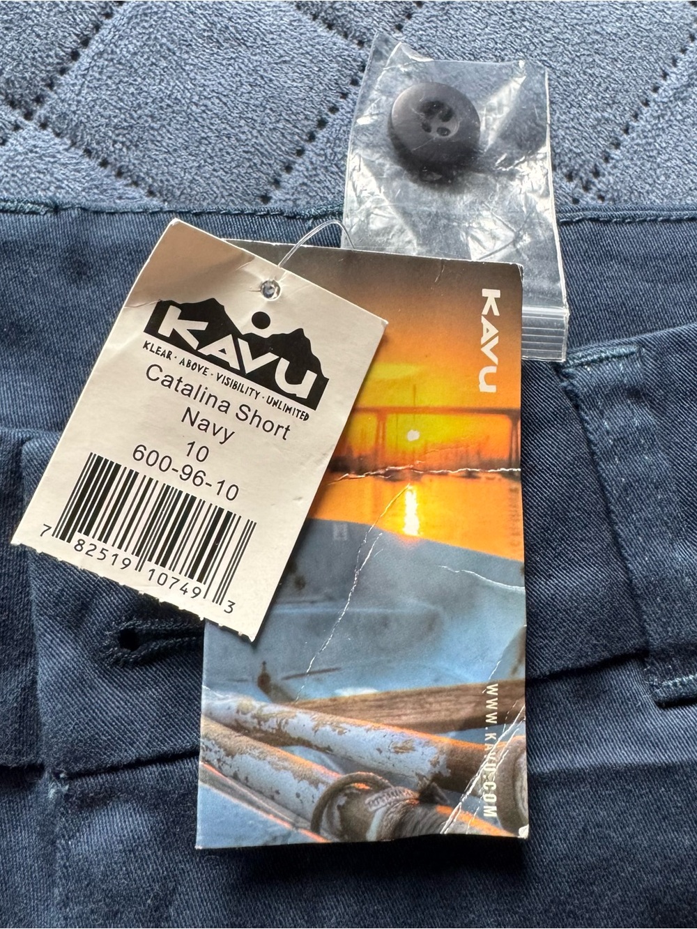 Kavu Navy Women's Shorts with Tag